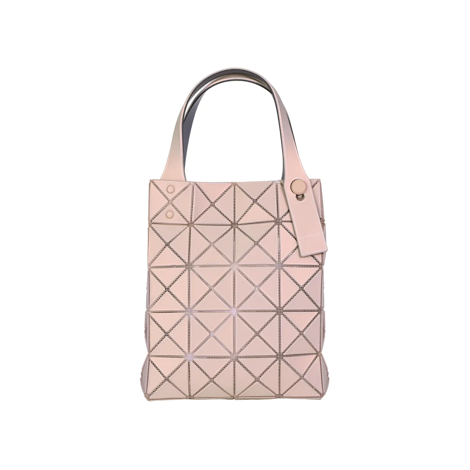 

Мини-сумка PVC женская розовая бежевая ISSEY MIYAKE
