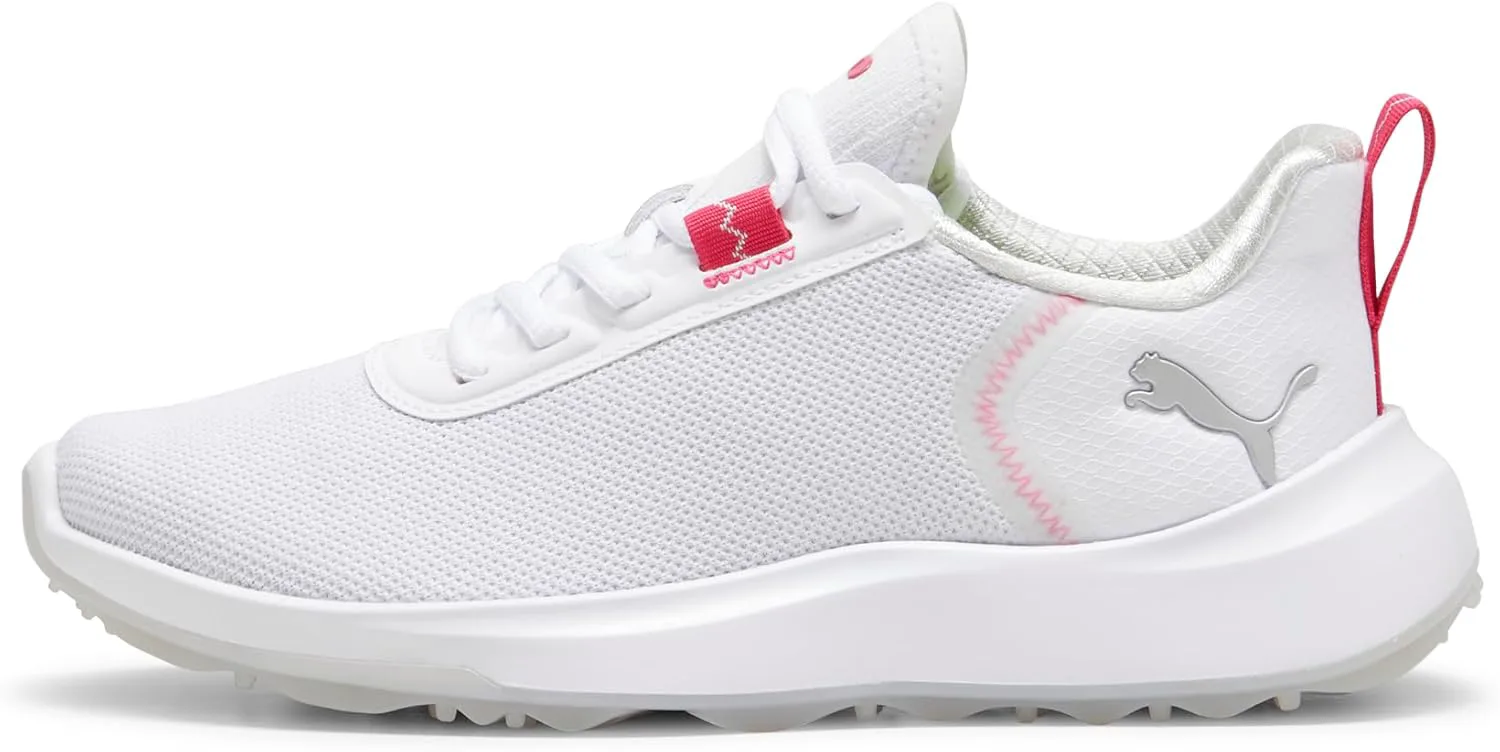 Детские гольф-кроссовки Puma Fusion Crush Sport, белый/розовый — фото 2