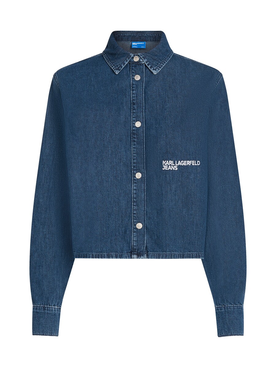 

Блуза KARL LAGERFELD JEANS, синий деним