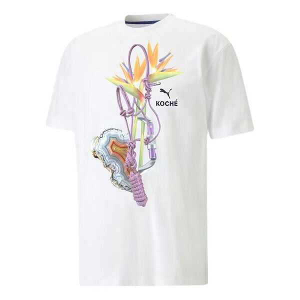 

Футболка x koche graphic t-shirt 'white' Puma, белый