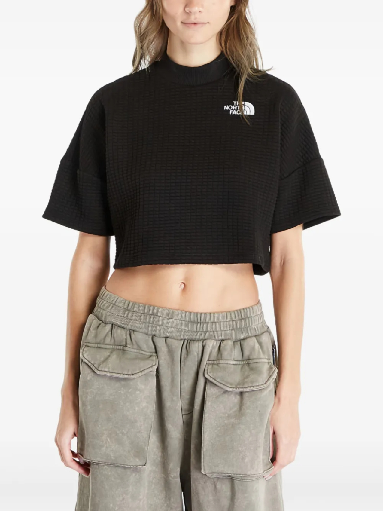 

The North Face топ Mhysa с короткими рукавами, черный