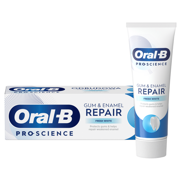 

Освежающая зубная паста, 75 мл Oral-B Gum&Enamel repair fresh white