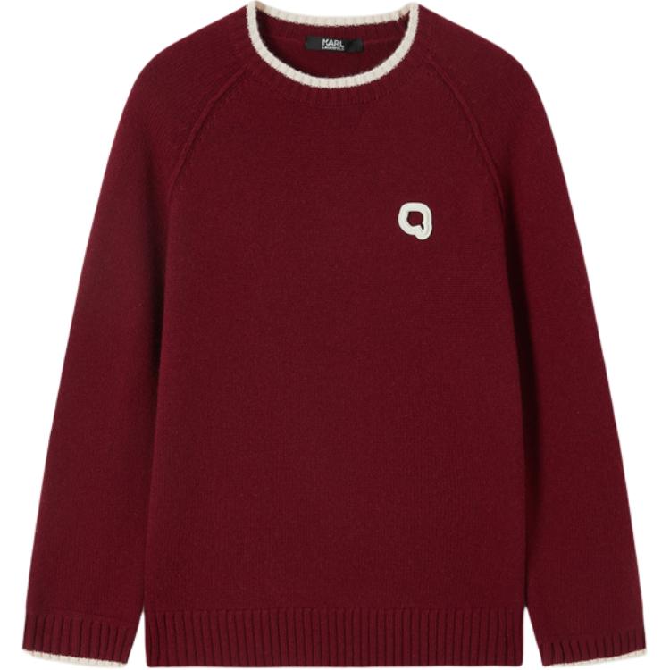 

Свитер KARL LAGERFELD SS26 Unisex KARL LAGERFELD / Karl Lagerfeld Jeans, бордовый