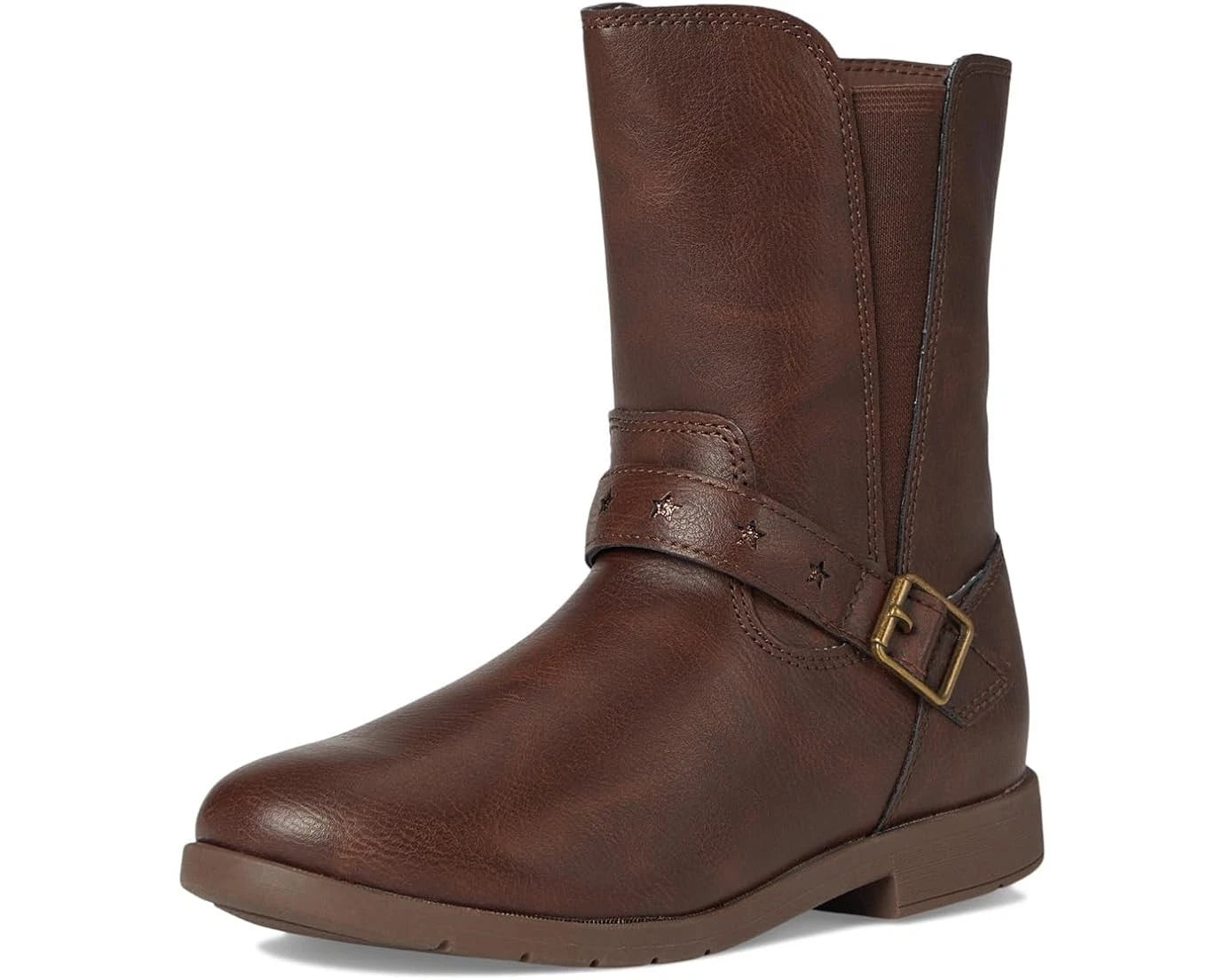 Детские ботинки Stride Rite SR Lizz CG039001, коричневая кожа, до середины икры, в стиле вестерн, RHS6309 — фото 3
