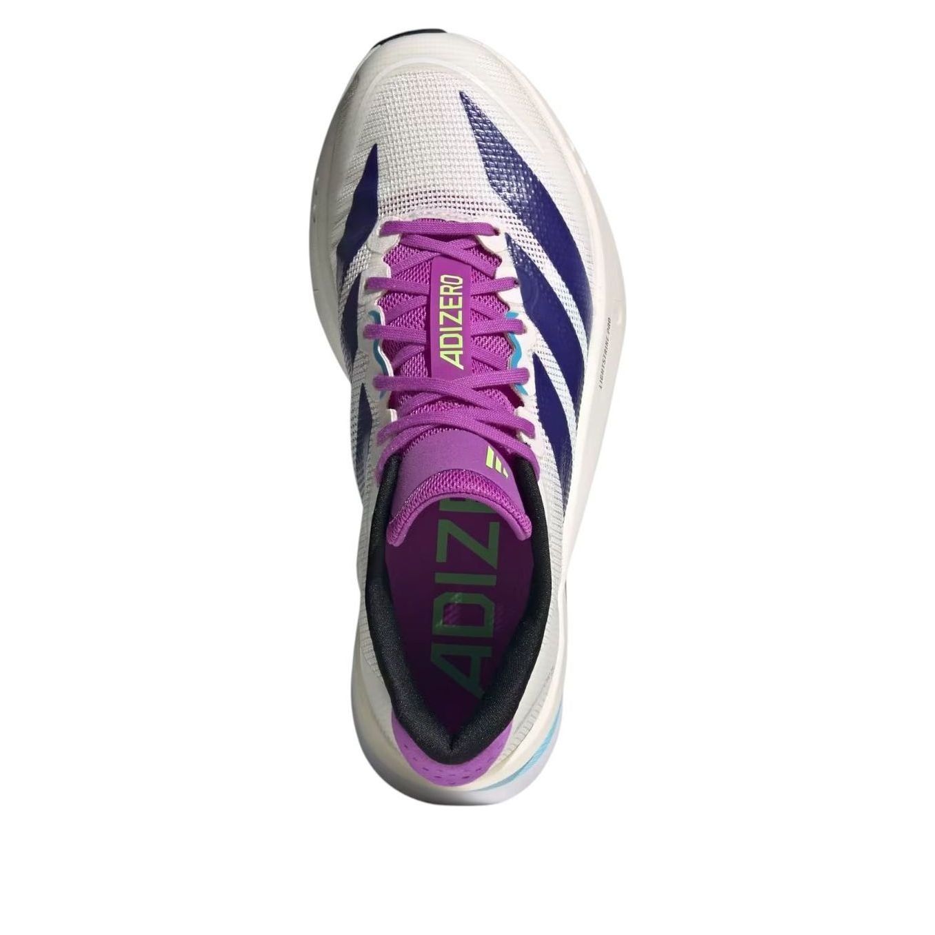 Кроссовки (WMNS) adidas Adizero Boston 13 'White Collegiate Purple Lime Burst' — фото 3