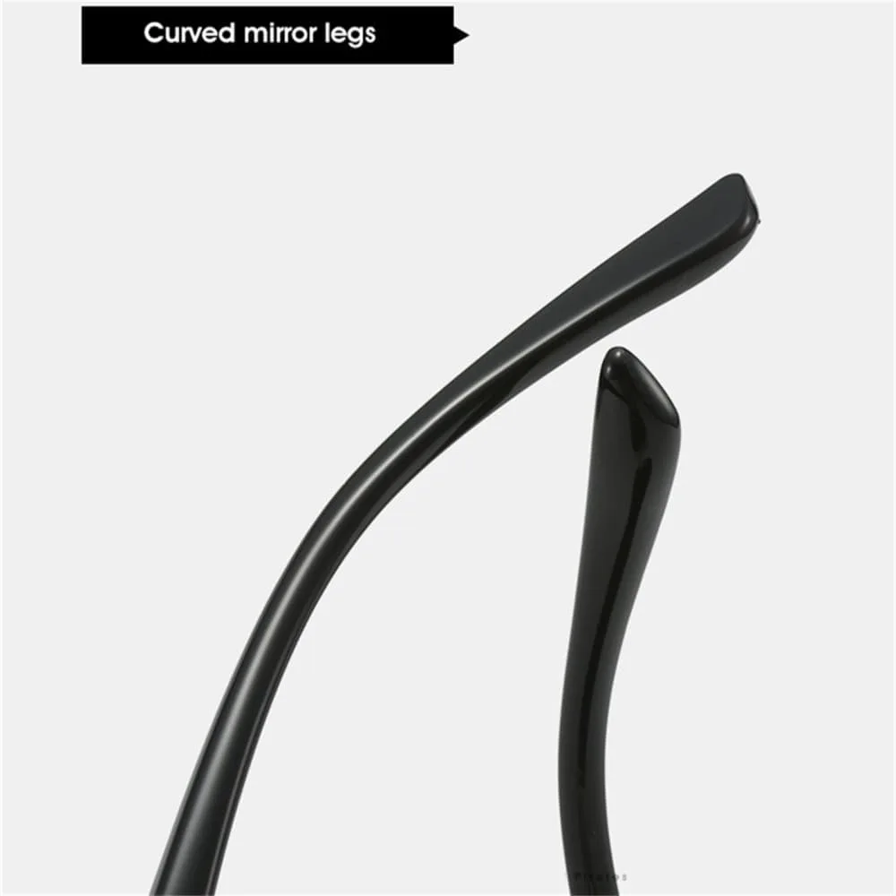 

Женские солнцезащитные очки без оправы, овальная большая оправа, солнцезащитные очки для улицы, пляжа, вечеринок, защита от ультрафиолета UV400 LANGSER, 5