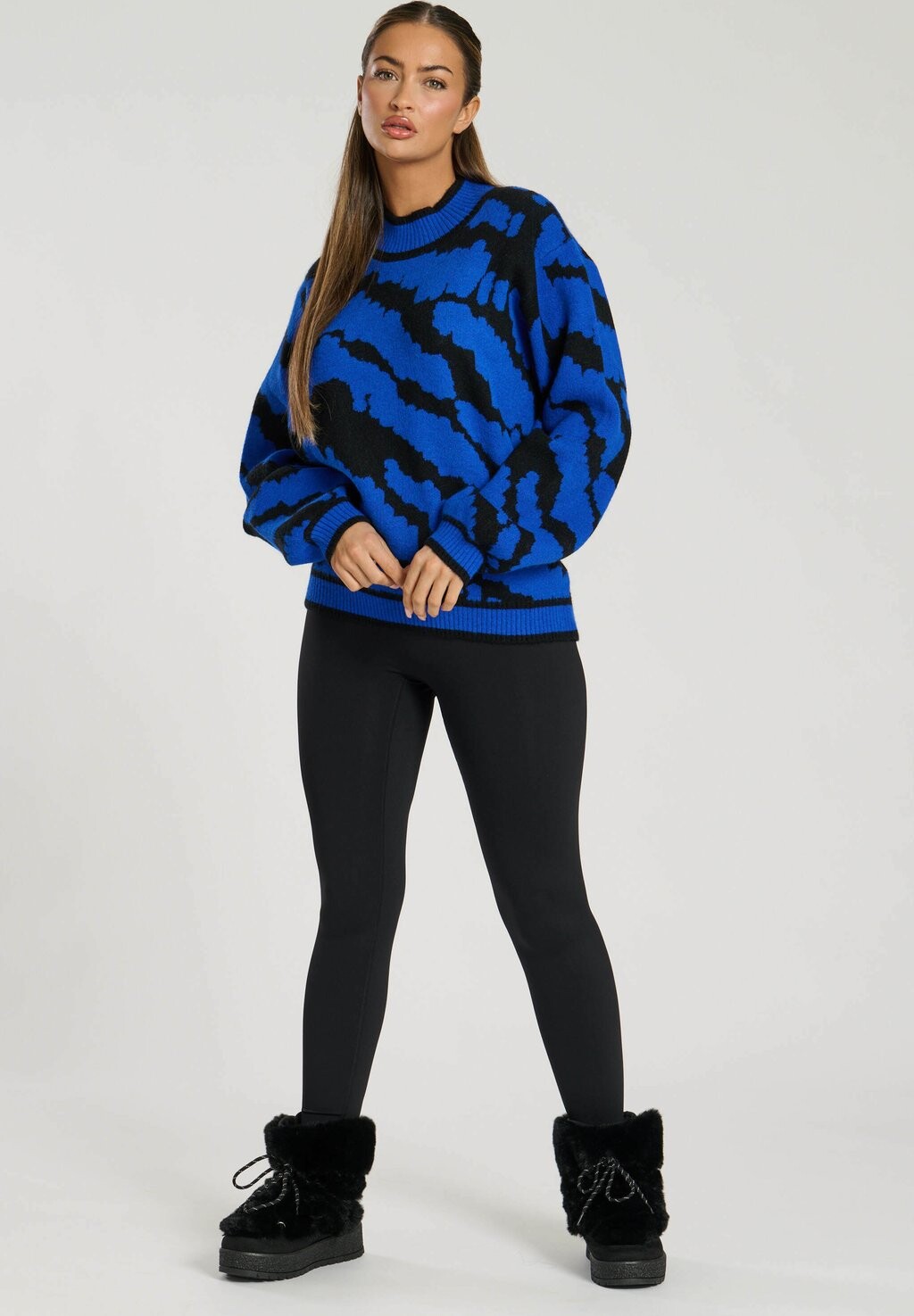 

Джемпер FUNNEL NECK KNIT South Beach, синий