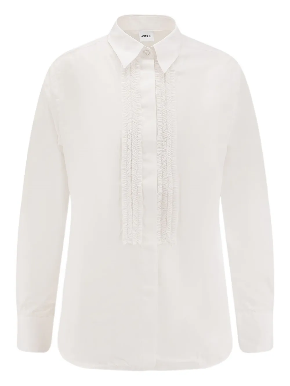 

Рубашка с оборками Aspesi, белый