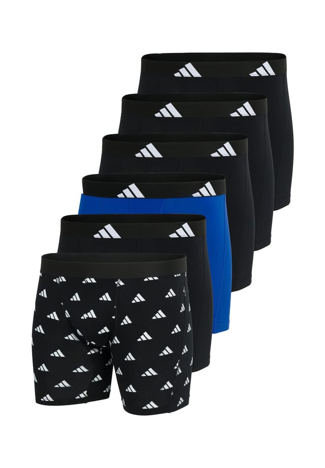 

Длинные шорты / брюки 6 шт. в упаковке активный гибкий хлопок Adidas, синий