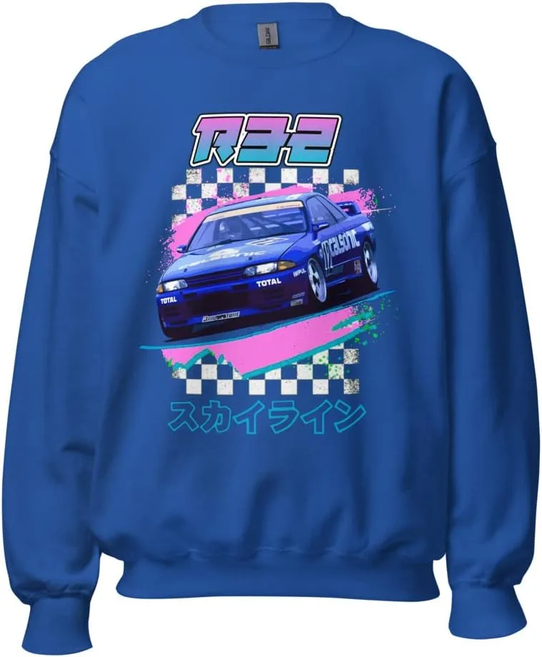 

Толстовка с принтом R32 GT-R Skyline GTR в стиле 90s JDM JG Infinite