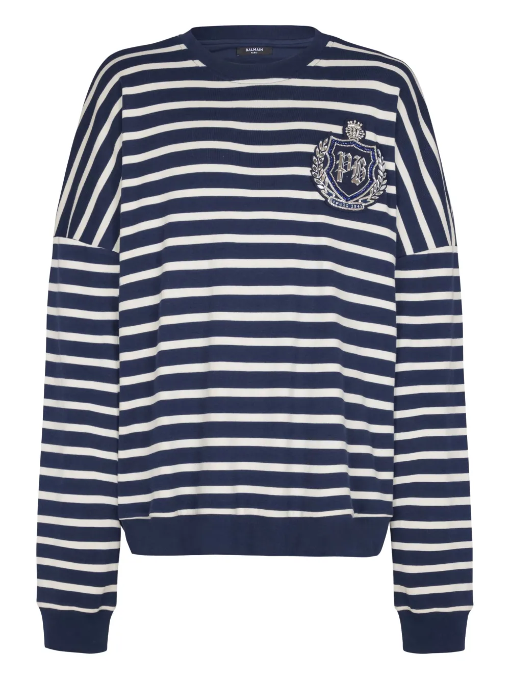 

Толстовка в полоску BALMAIN, синий