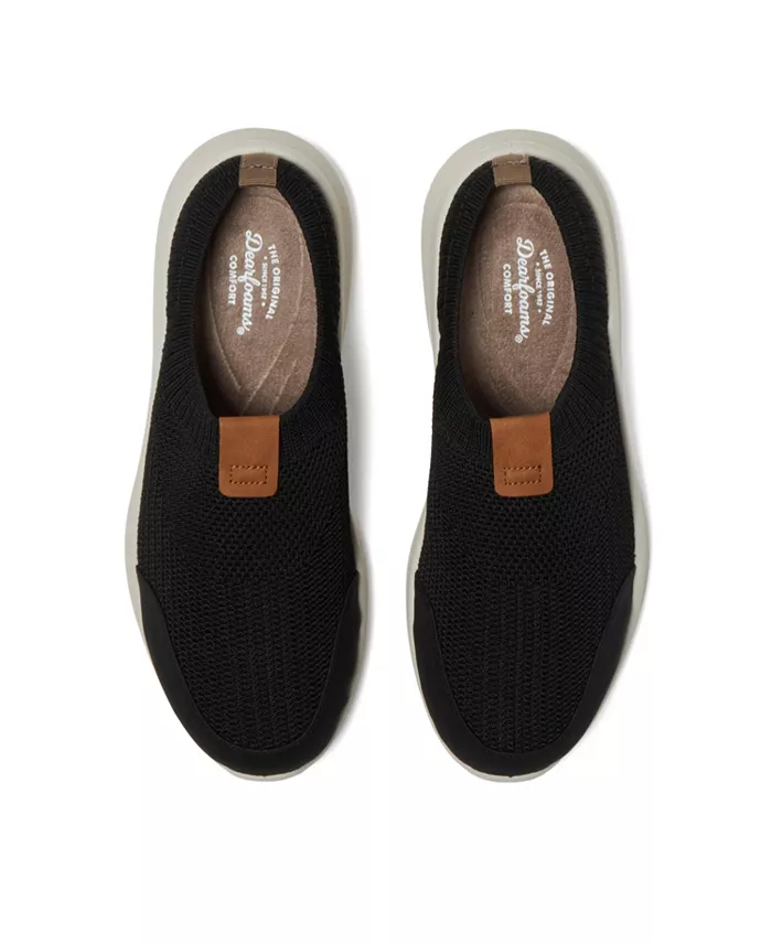 Женские спортивные трикотажные сабо Gracie Sport Knit Slip-On Dearfoams, черный — фото 4