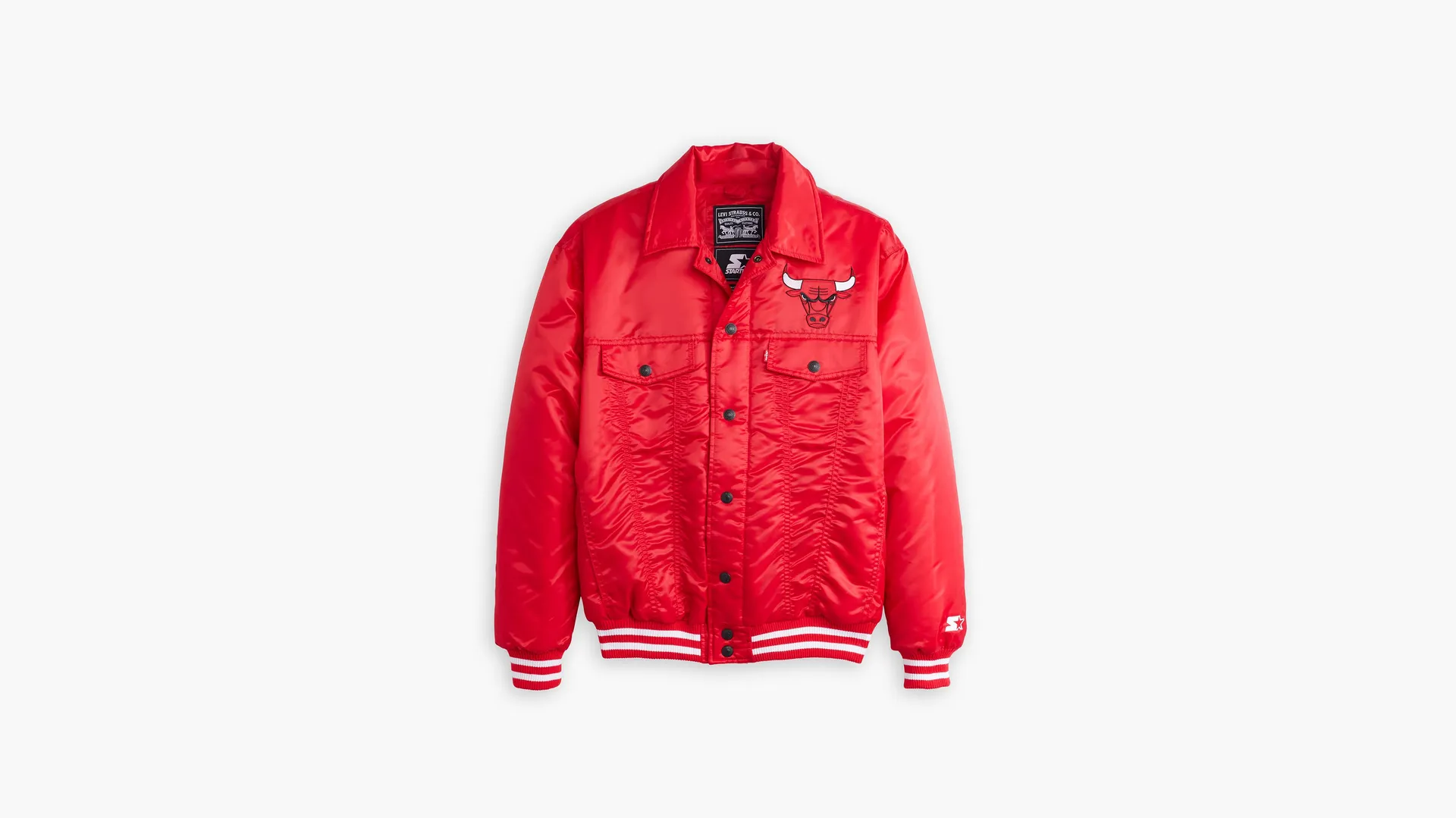 

Куртка levi's x starter Bulls, красный