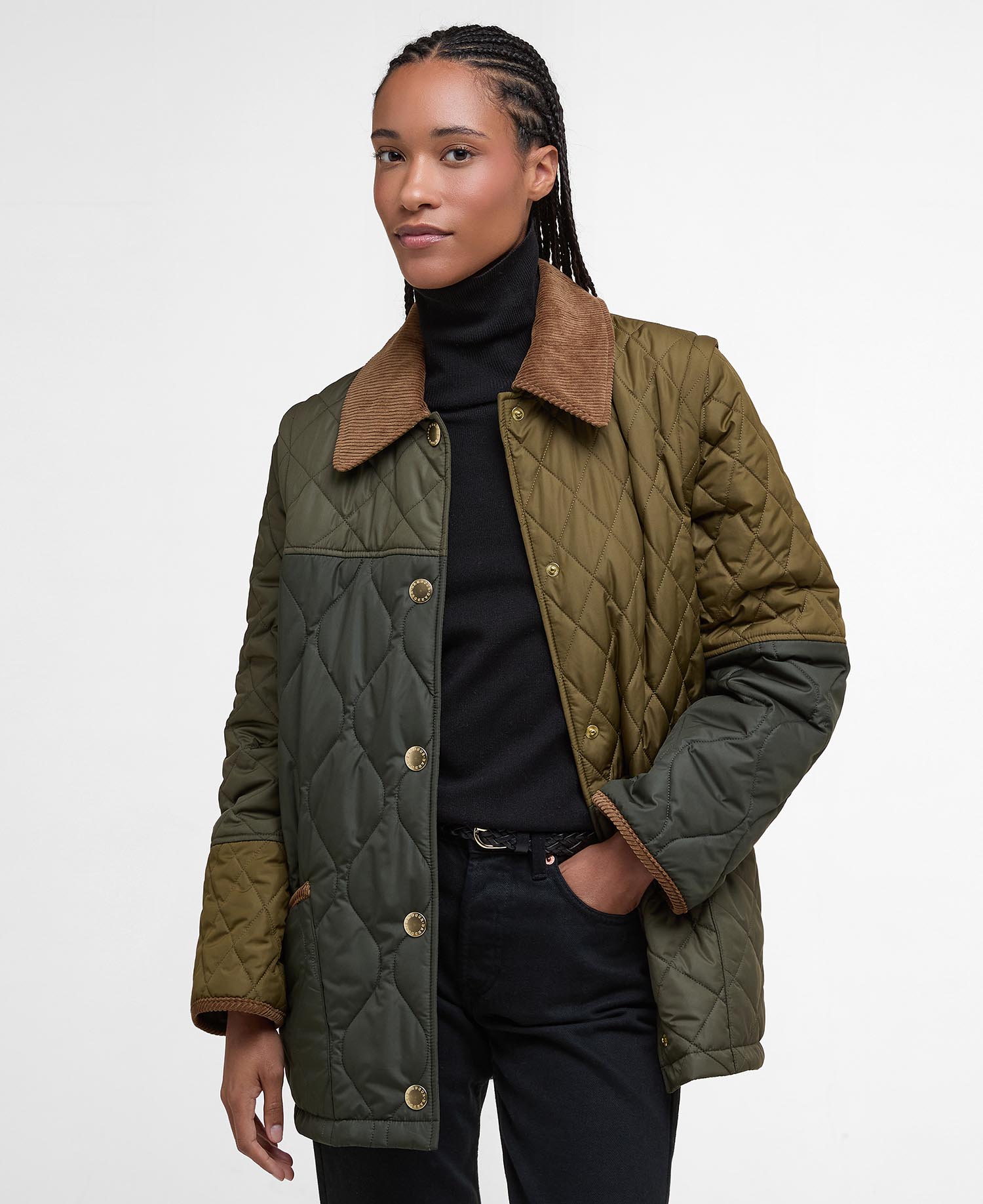 

Стеганая куртка Barbour Lorrie, Fern Leaf/Sage/Light Sage
