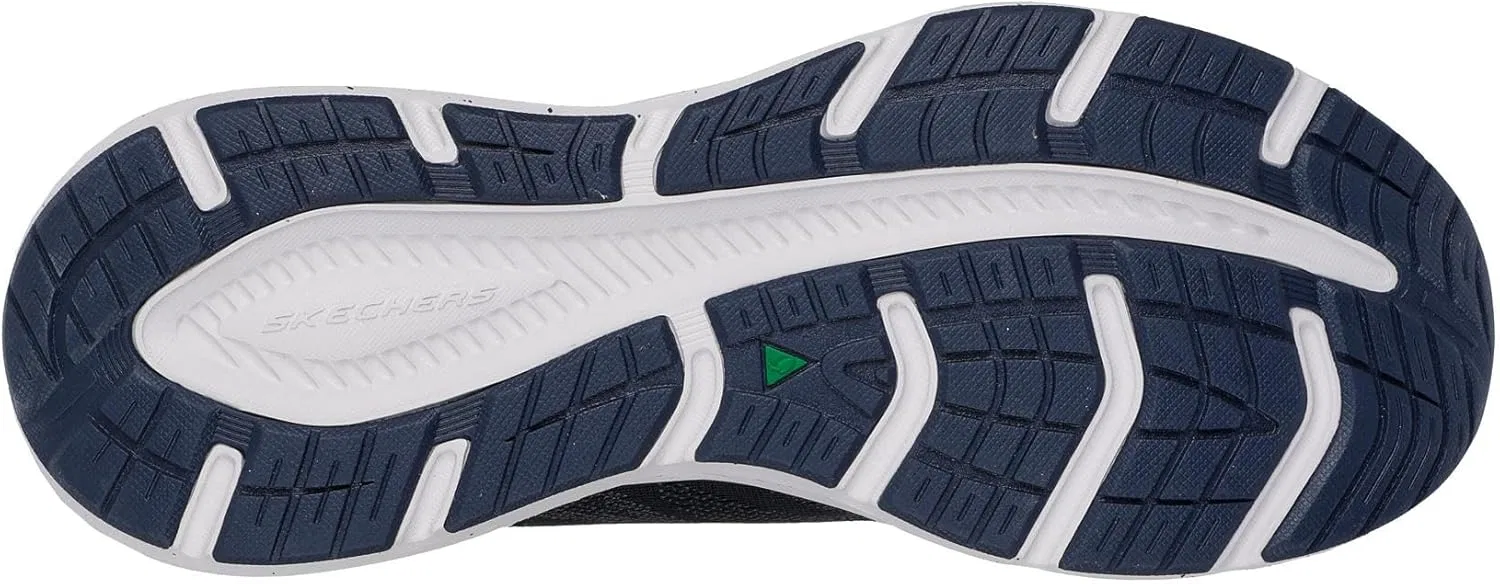 Кроссовки Skechers Herren Edgeride Konzo, Navy Mesh Orange Pu — фото 2