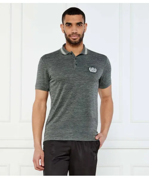 

Футболка поло Slim fit Ea7, зеленый