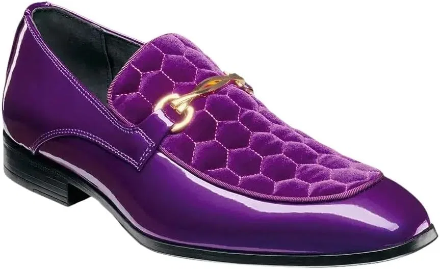 Мужские тапочки-слипоны Stacy Adams Sprague Moc Toe, Purple