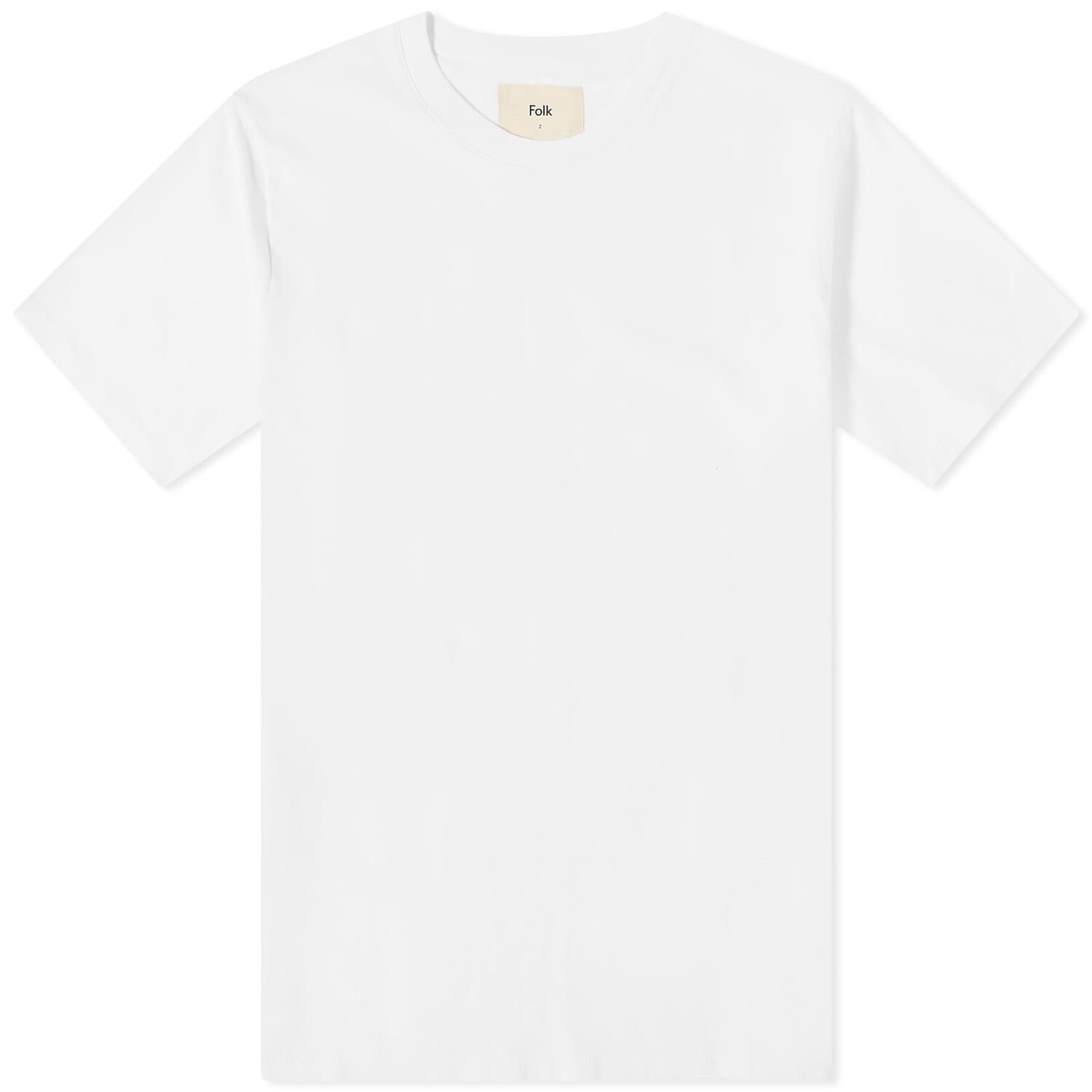 

Футболка Folk Contrast Sleeve, белый