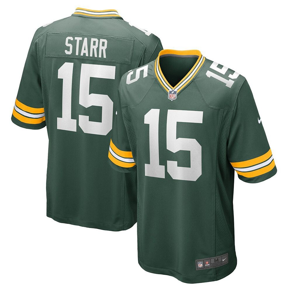

Мужское джерси Nike Bart Starr Green Green Bay Packers Retired Player Game, цвет Pkr Green