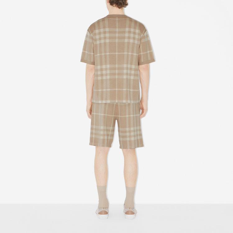 Футболка Burberry верблюжий — фото 4