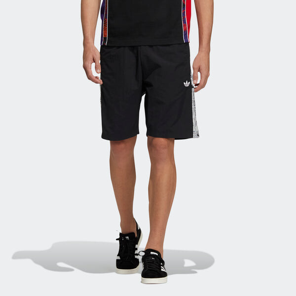 Шорты originals manga short 1 character printing sports shorts black Adidas, черный — фото 2