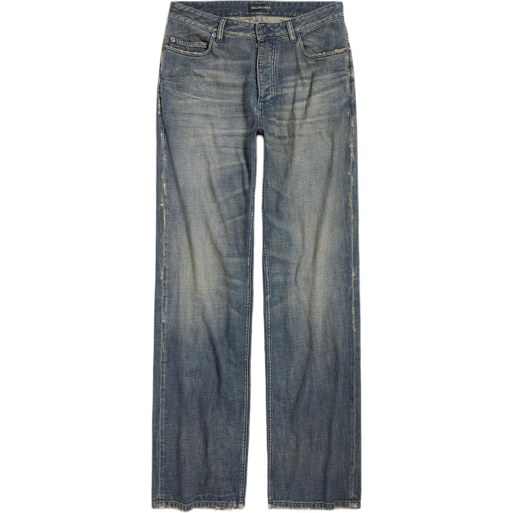 

Джинсы Cotton с нашивкой Logo Balenciaga, синий