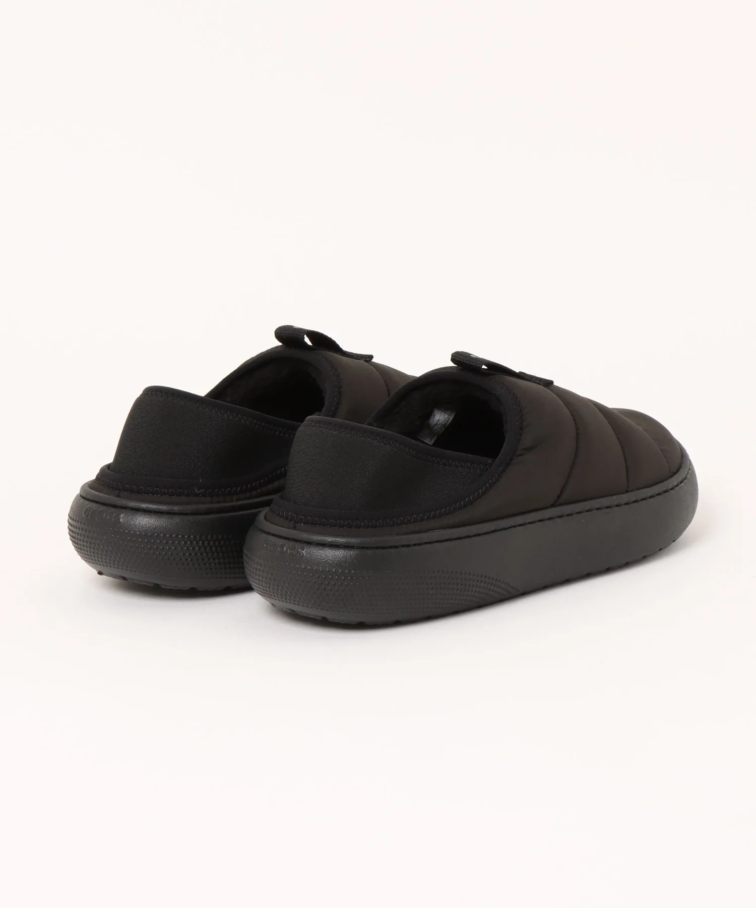Мужские слипоны с мехом и 2WAY дизайном Crocs CLASSIC PUFF MOC желтые — фото 2