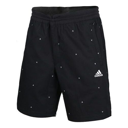 

Шорты shorts dots casual sports woven breathable black Adidas, черный