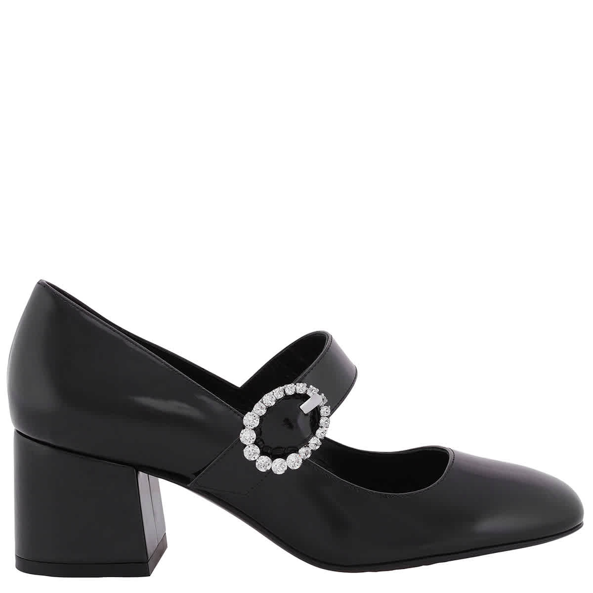 Stuart Weitzman Sloane Туфли-лодочки на устойчивом каблуке, черный
