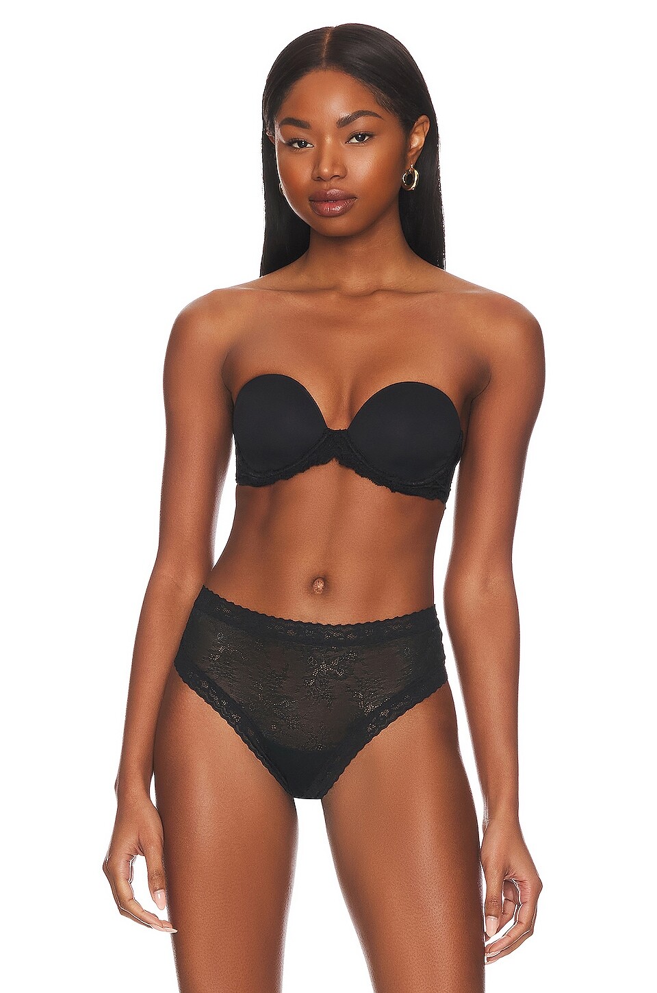 

Бюстгальтер Natori Feathers Strapless Plunge Multi-way, черный