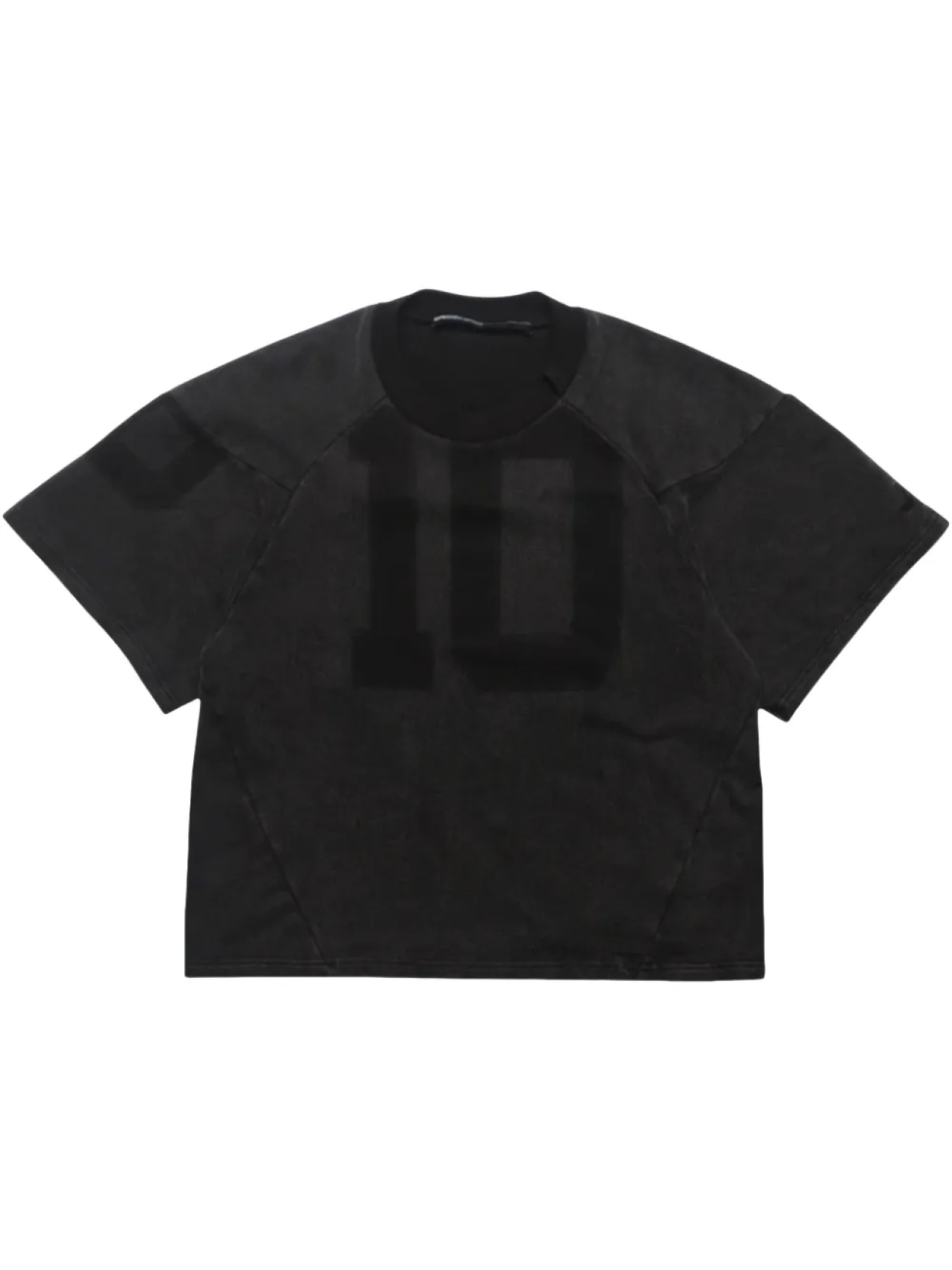 

Укороченная футболка из джерси Spencer Badu, черный