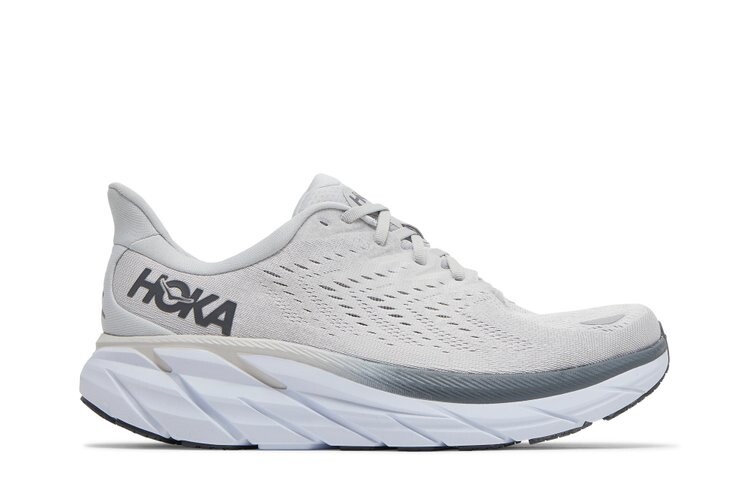 

Кроссовки HOKA Clifton 8 2E Wide 'Lunar Rock Nimbus Cloud', серый