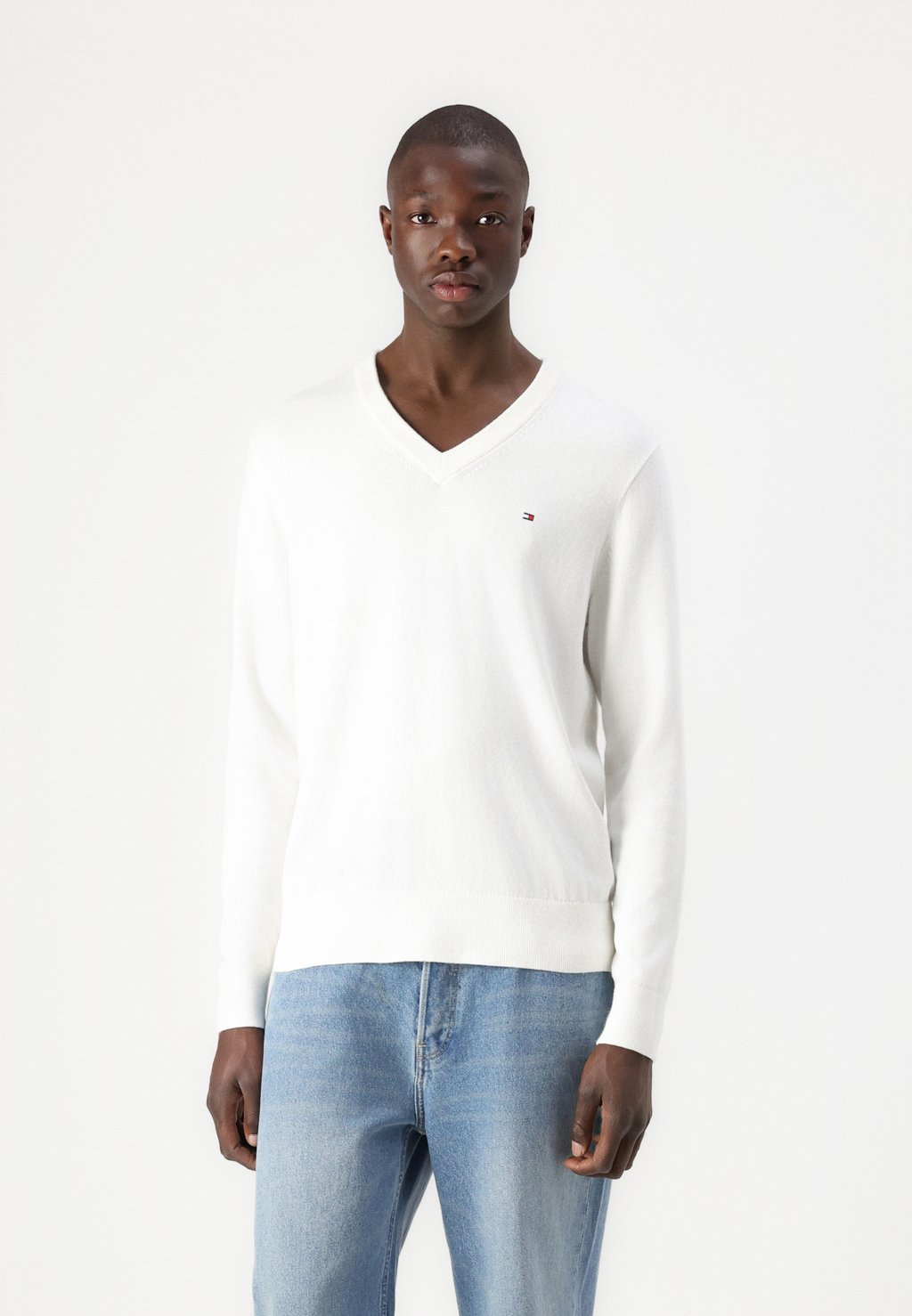 

Джемпер V NECK Tommy Hilfiger, кремовый