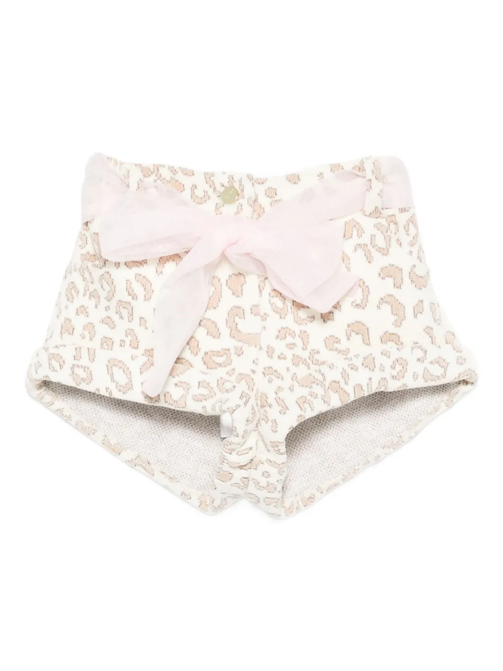 

Шорты с бантом и леопардовым принтом Miss Grant Kids, нейтральный