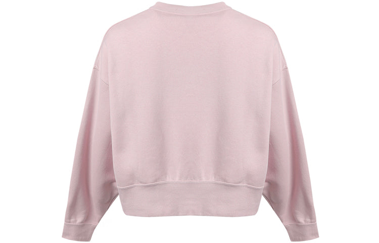 Свитер (WMNS) Nike Sportswear Solid Color Fleece Round Neck Pullover Champagne Color Hoodie — фото 2