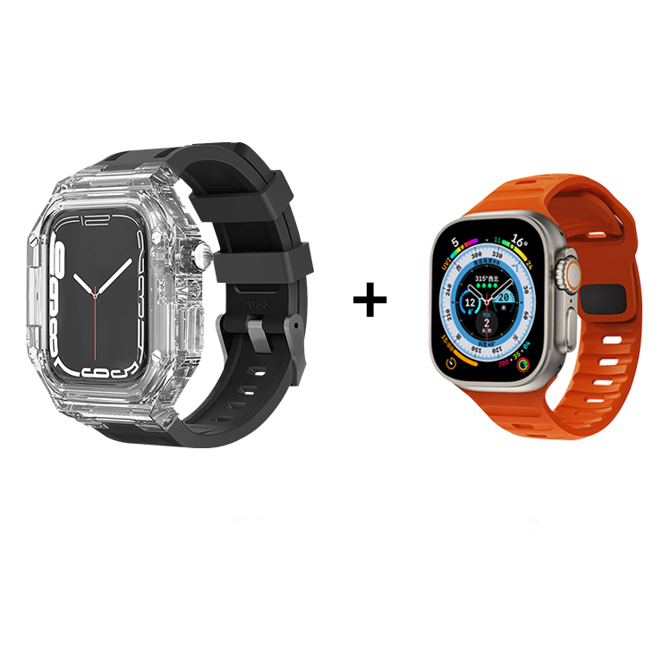 

Vobafe Часы Protective Case Apple PC Plastic Case Material Iwatch2S8S9, Black