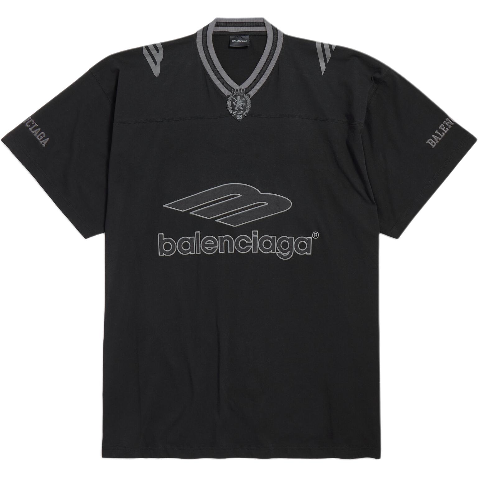 

Футболка FW25 Extra Loose Fit мужская Balenciaga, черный/charcoal серый