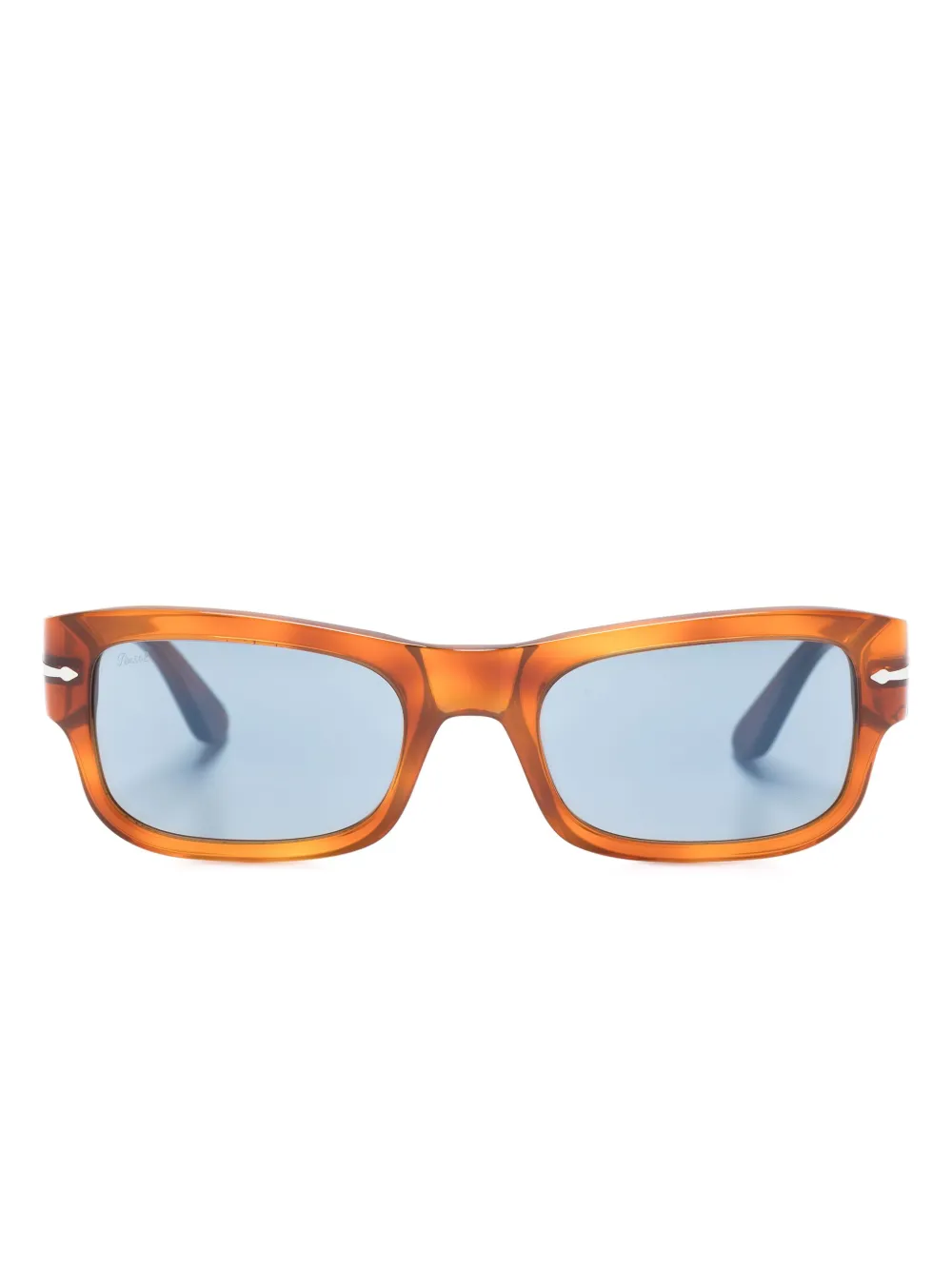 

Солнцезащитные очки в прямоугольной оправе Persol, коричневый
