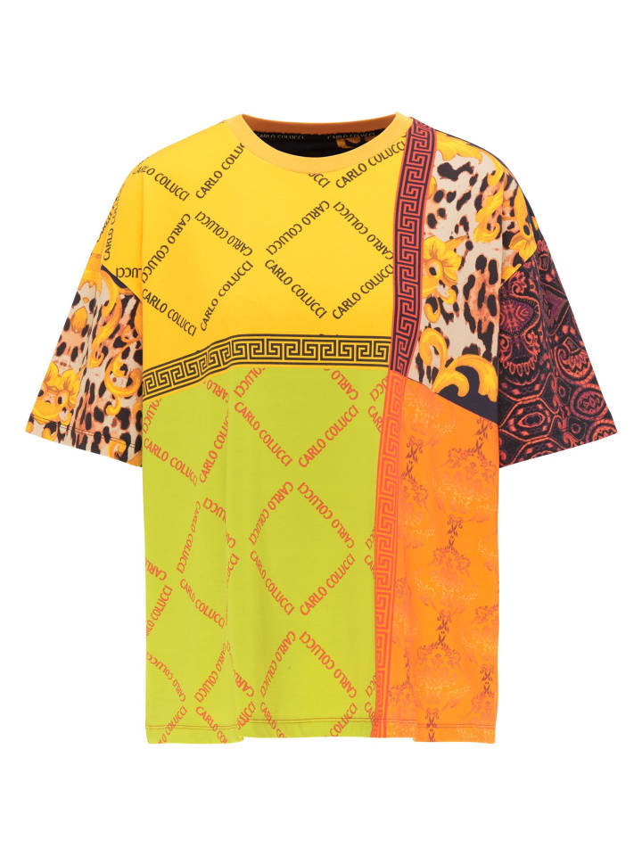 

Футболка-каприо желтого цвета Carlo Colucci, Желтый, Футболка-каприо желтого цвета Carlo Colucci