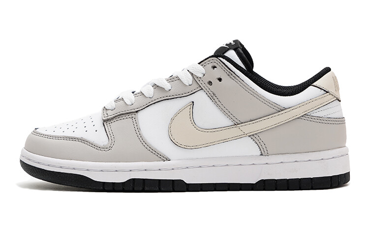 

Кроссовки Nike Dunk Skateboard Shoes Women's Low-Top Gray/Beige White