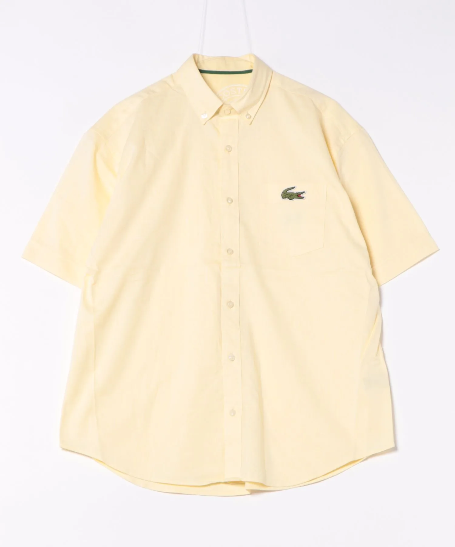 Мужская рубашка Oxford Lacoste CH6419 желтая