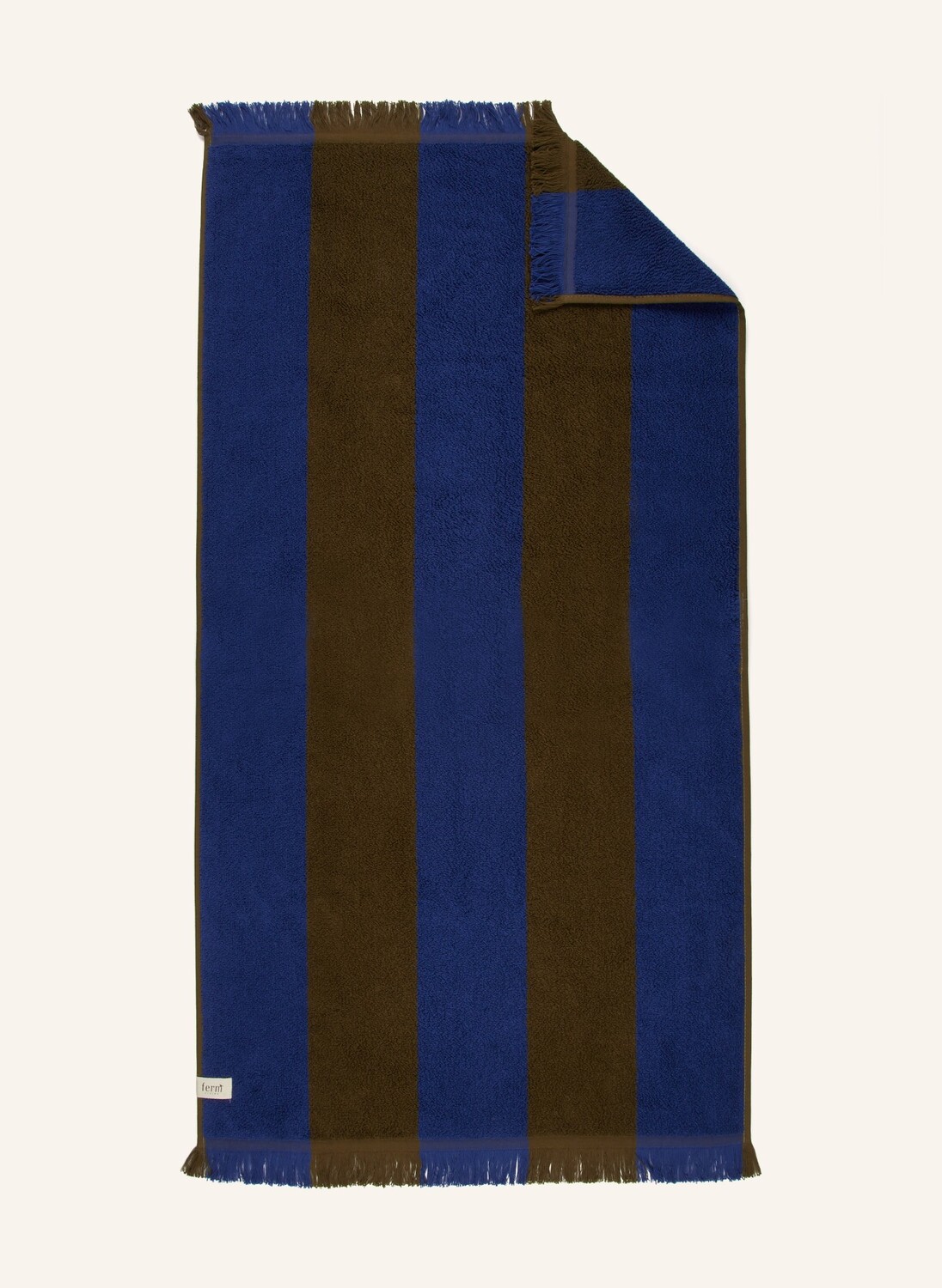 

Полотенце али Ferm LIVING, цвет BLAU/DUNKELGRAU