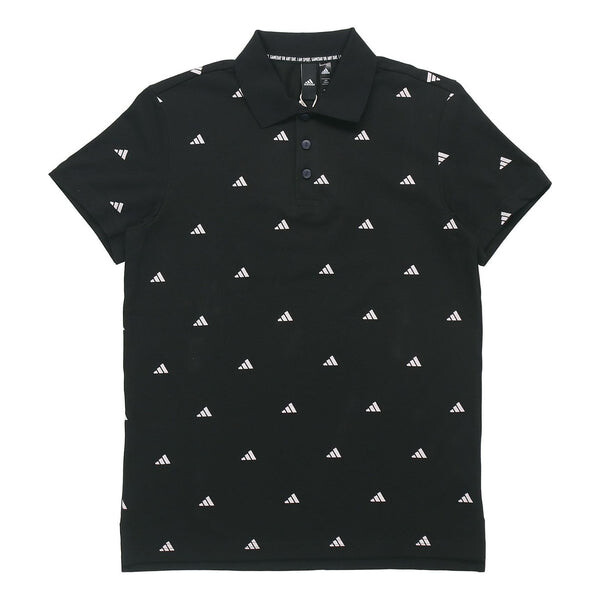 

Футболка sports short-sleeve polo shirt men blackwhite Adidas, черный
