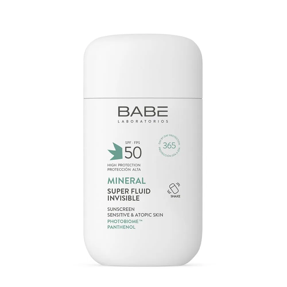 Минеральный солнцезащитный флюид «Super Fluid Mineral SPF 50» от Laboratorios Babé Laboratorios Babe