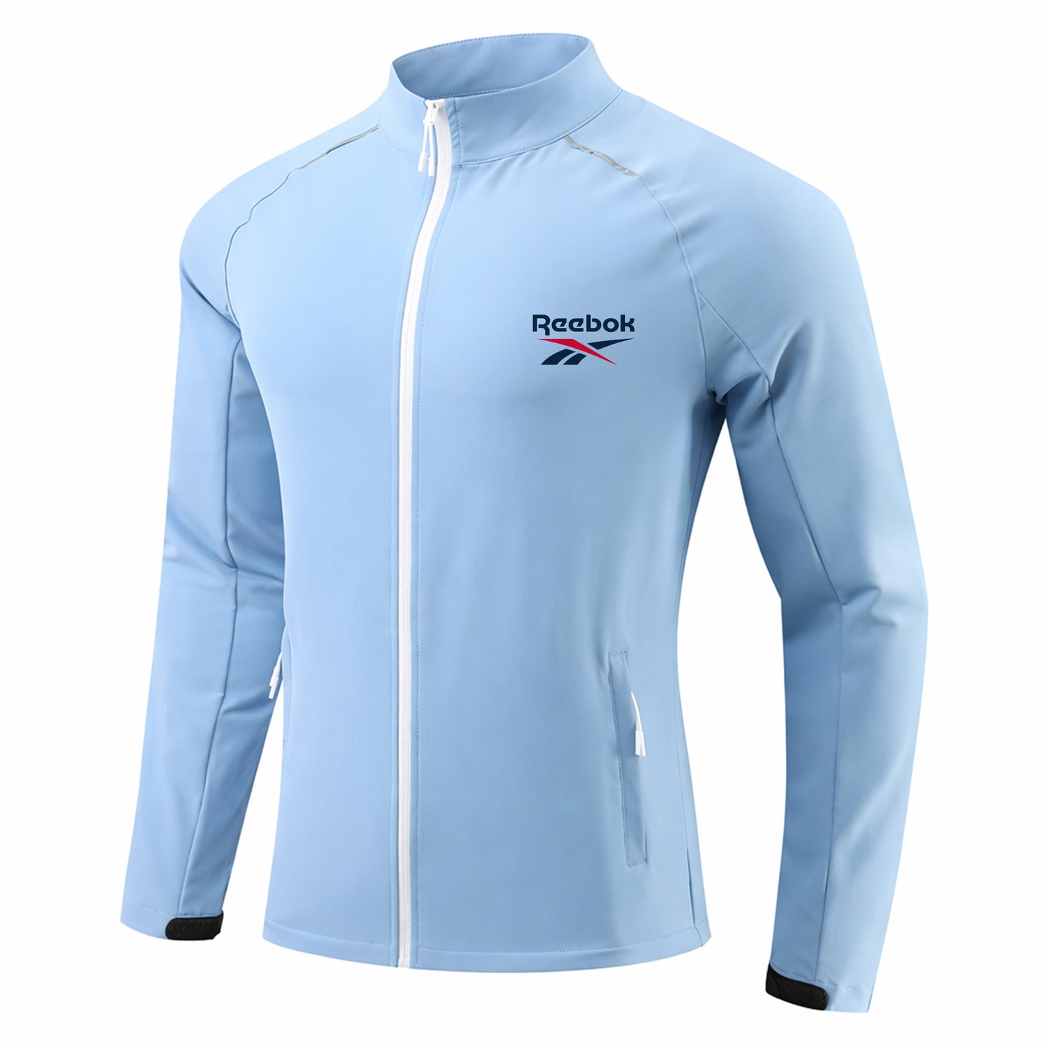 

Куртка Unisex Stand Collar Moderate Instructor Reebok, светло-синий