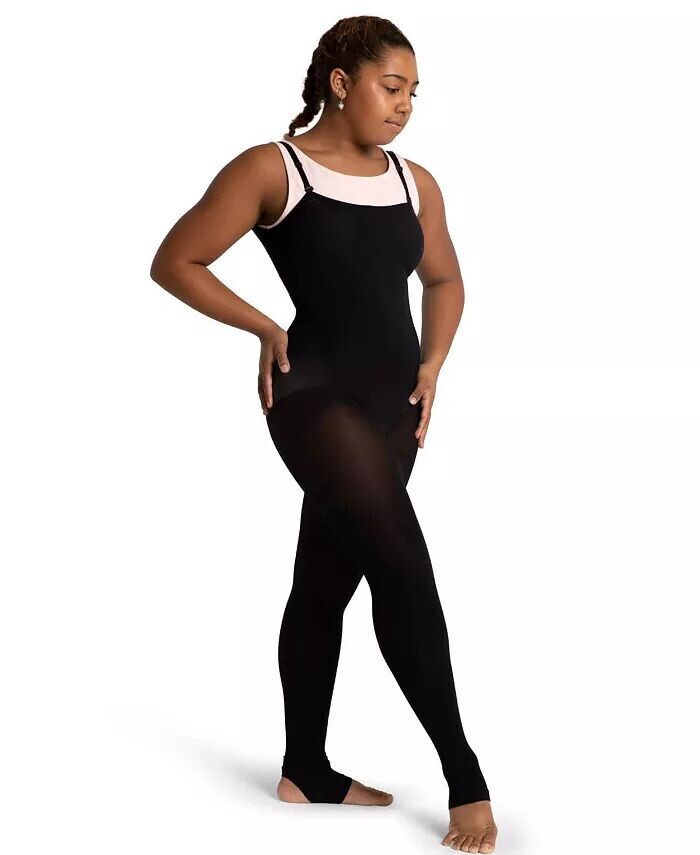 

Ультрамягкие обтягивающие штрипки больших размеров Capezio, черный