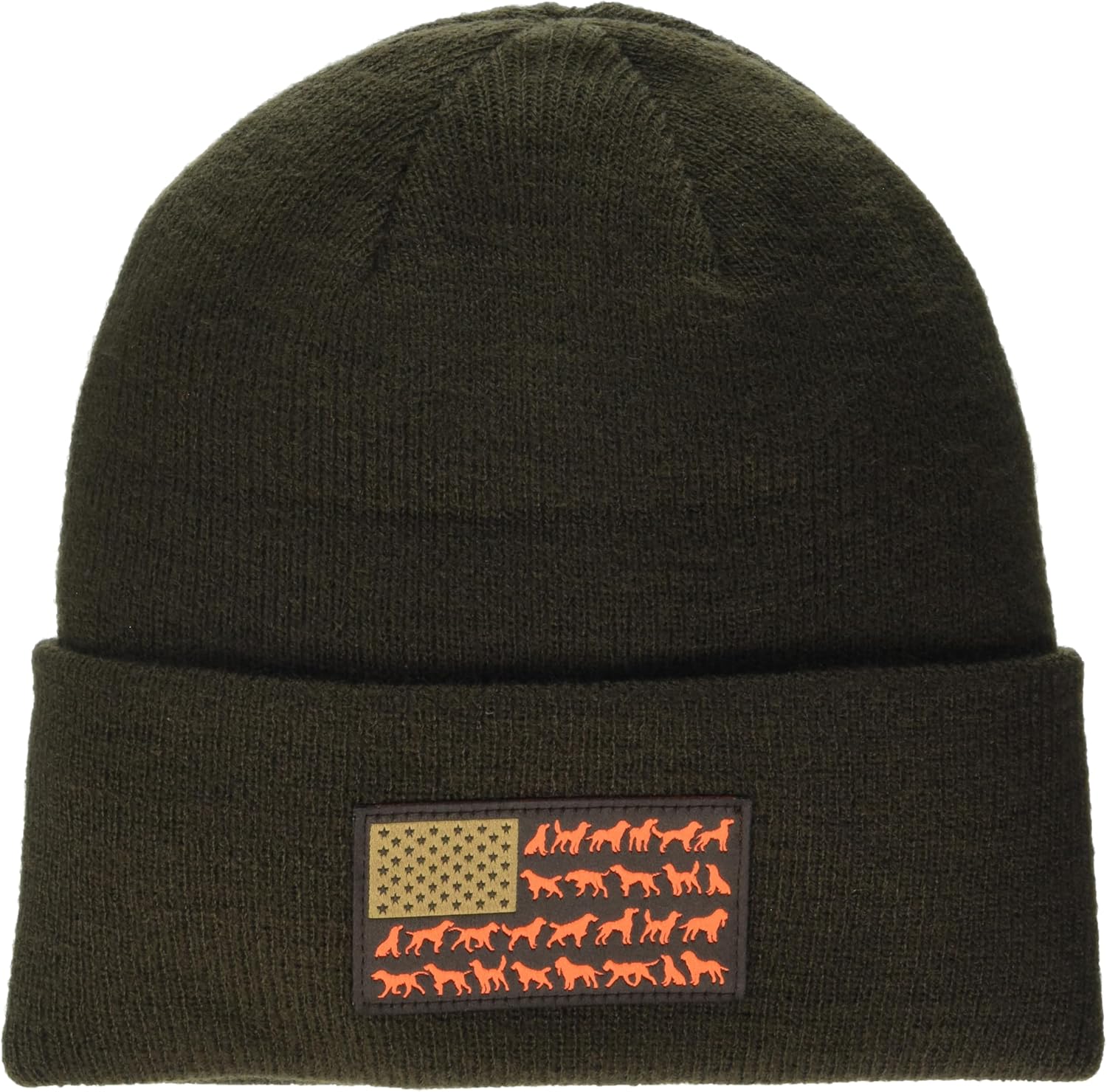 

Columbia Unisex-Adult PHG Game Flag Cuffed Beanie, Cordovan/Dog Flag