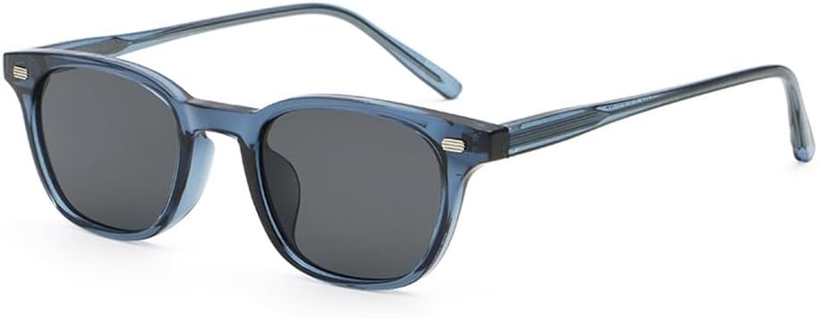 

Модные поляризованные солнцезащитные очки для мужчин, ацетатные, унисекс, квадратные, солнцезащитные очки для женщин, зеленые, коричневые, UV400 WNCKSQ, Blue With Grey