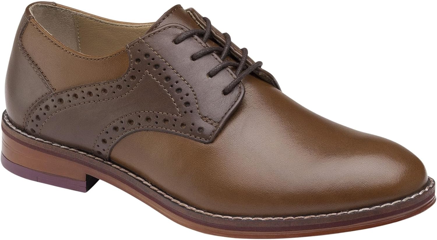 Johnston Murphy Большой размер Conard Saddle Детские Ботинки на шнуровке Johnston & Murphy, коричневый — фото 2