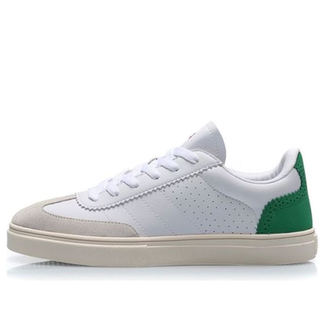 Кеды (WMNS) Li-Ning Classic Leisure Low 'White Green', белый